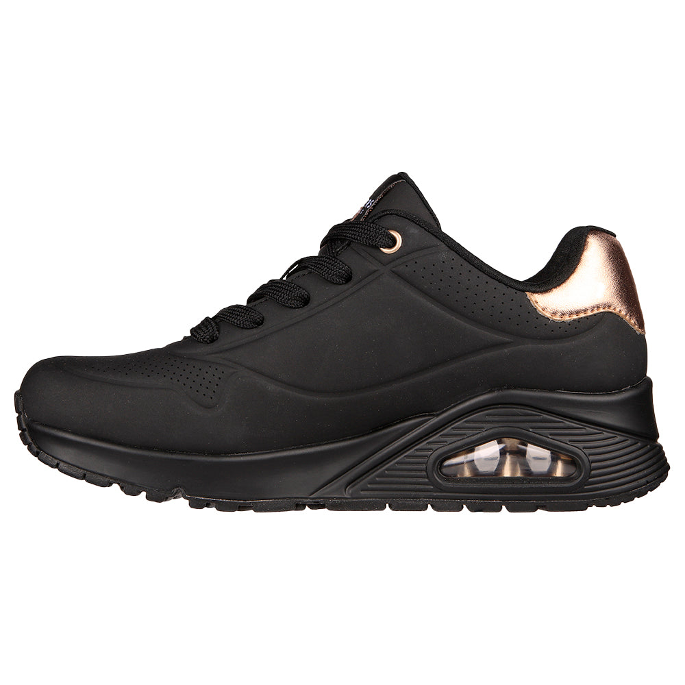 Tenis Mujer Skechers Uno Golden Air - Negro