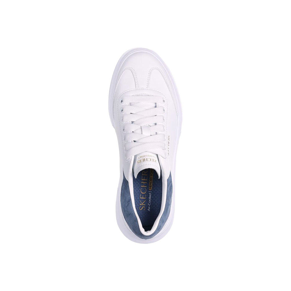 Tenis Mujer Skechers Cordova Classic - Blanco-Azul