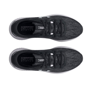 Tenis Under Armour para Hombre Charged Rogue 3 Knit Negro-Blanco