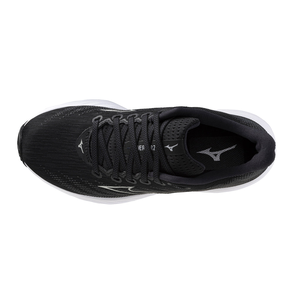 Tenis Mizuno Mujeres Wave Rider 28 Black-Harbor Mist