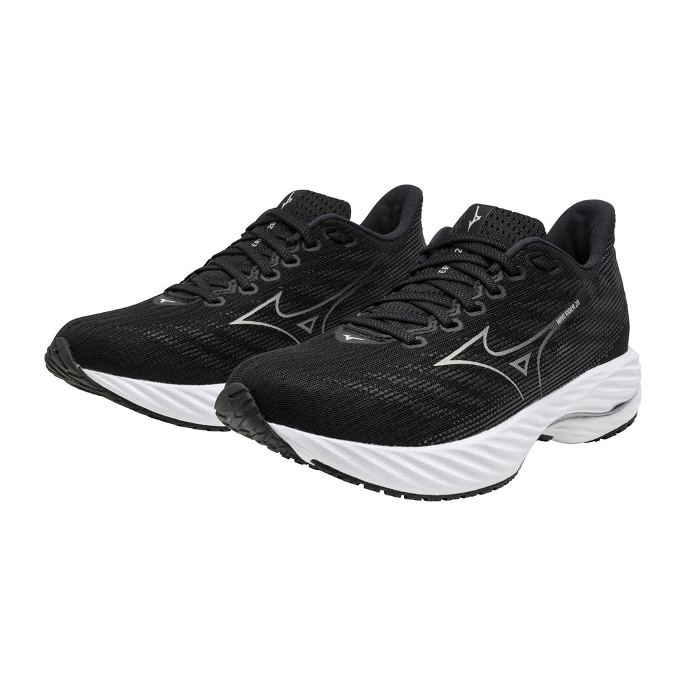 Tenis Mizuno Mujeres Wave Rider 28 Black-Harbor Mist