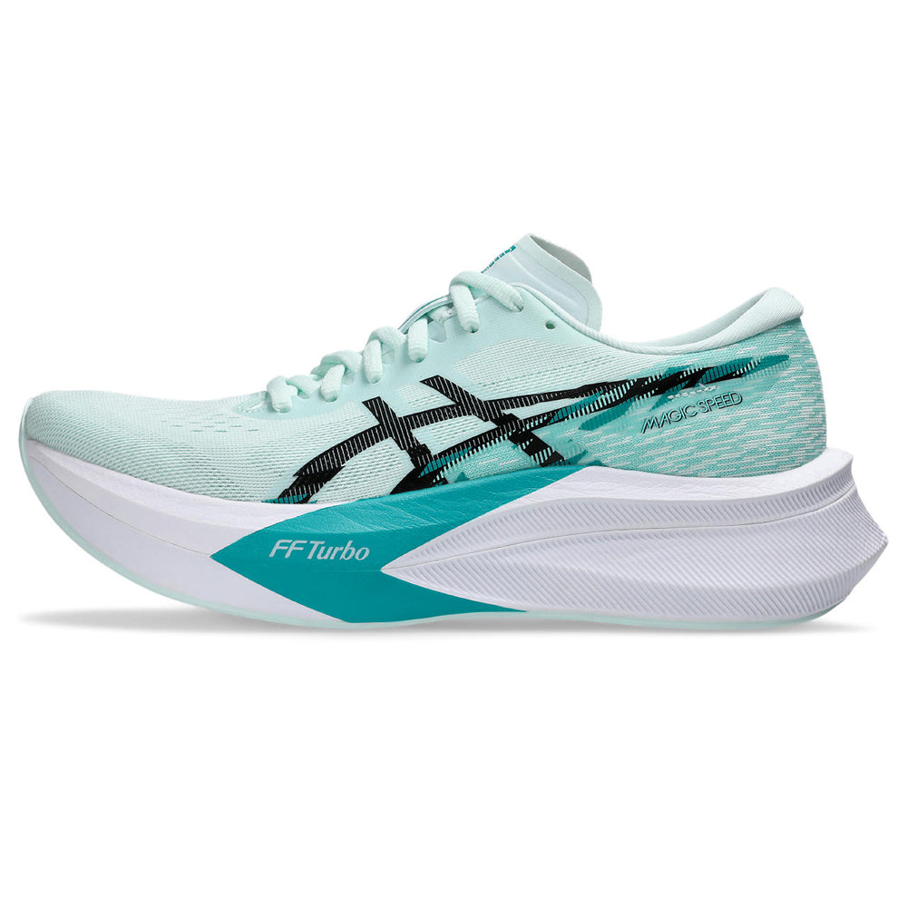Tenis Asics para Mujer Magic Speed 4 Blanco-Turquesa