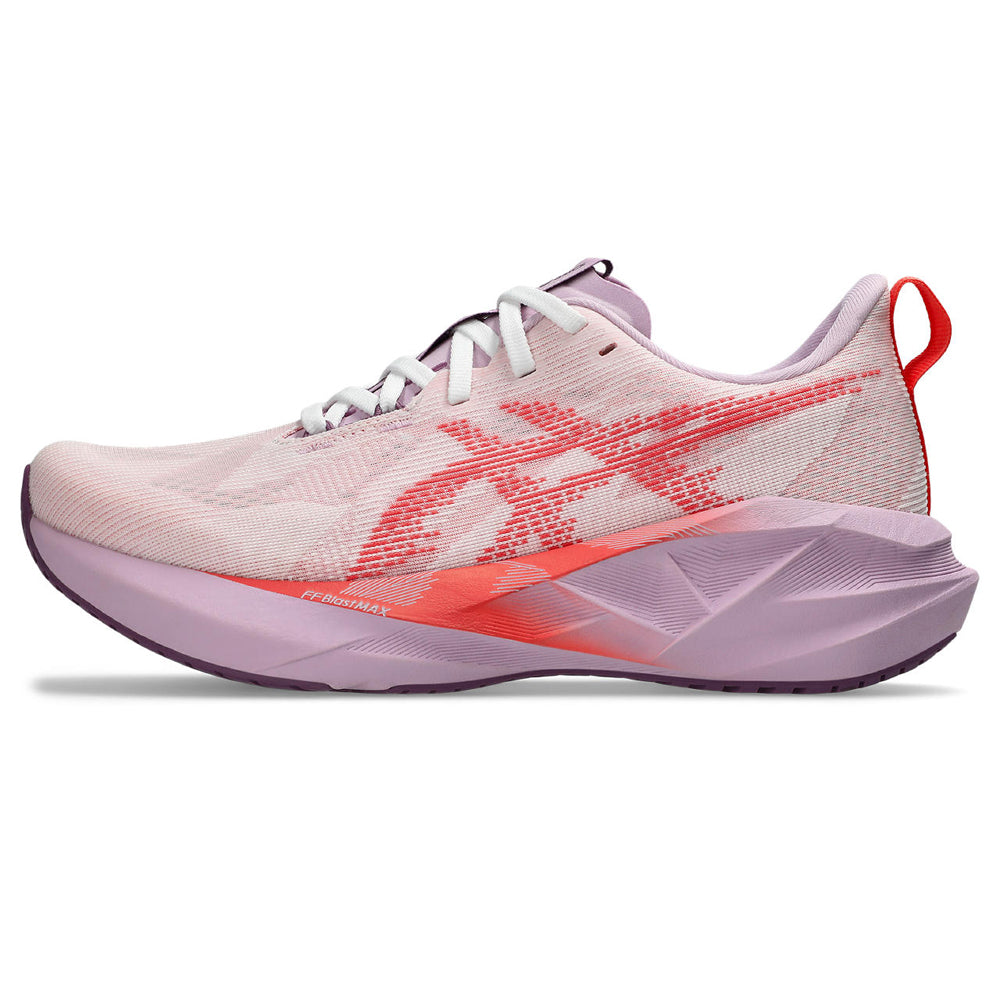 Tenis Asics para Mujer Novablast 5 Blanco-Naranja