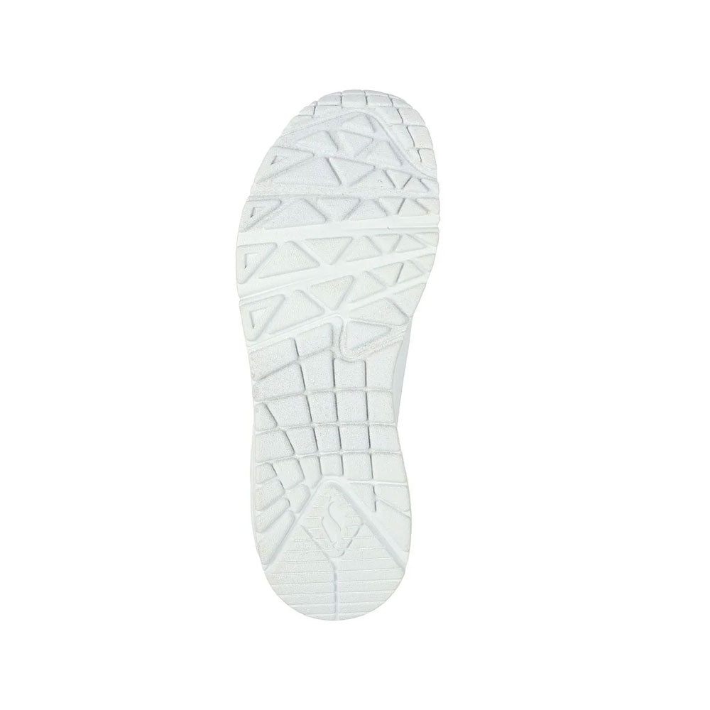 Tenis Mujer Skechers Uno Pop Back - Blanco-Rosado