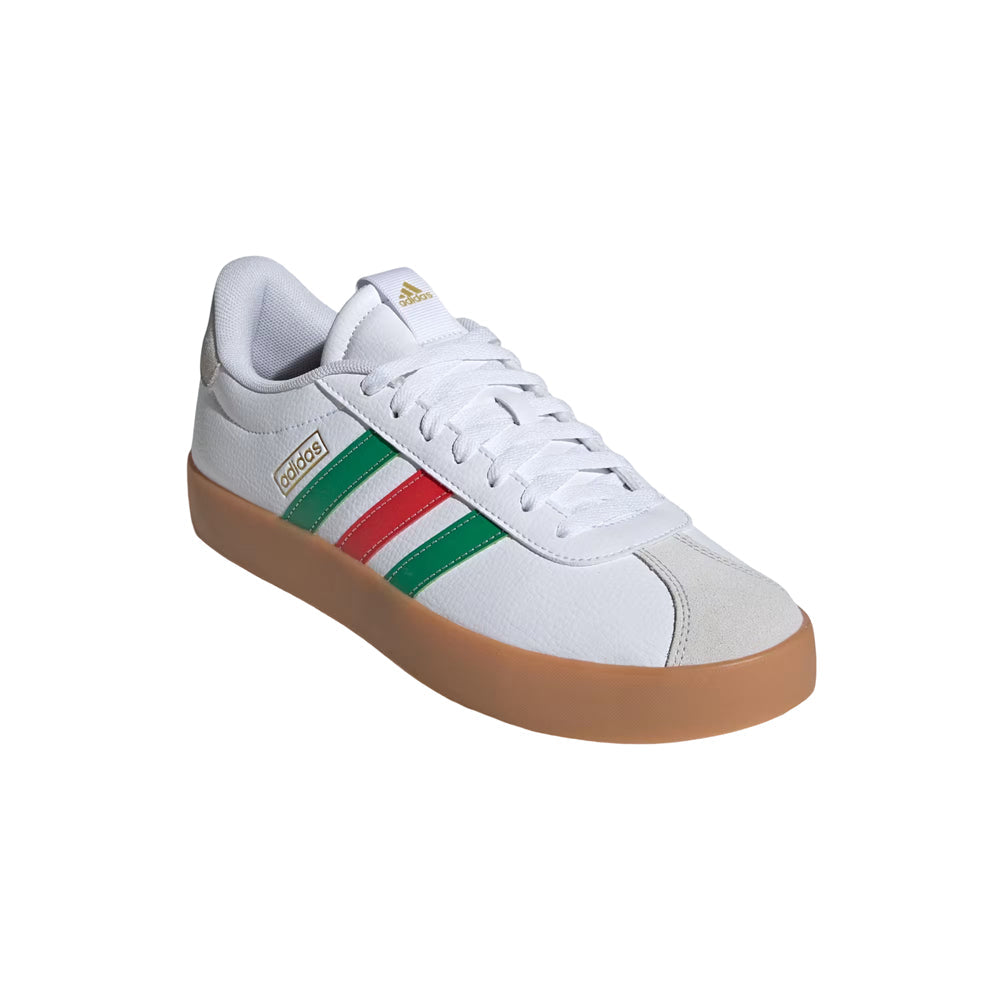 Tenis Adidas Hombre Vl Court 3.0 IF4466 Blanco Rojo Verde