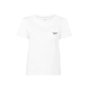 Playera Manga Corta Reebok para Mujer Identity Small Logo Tee Blanco