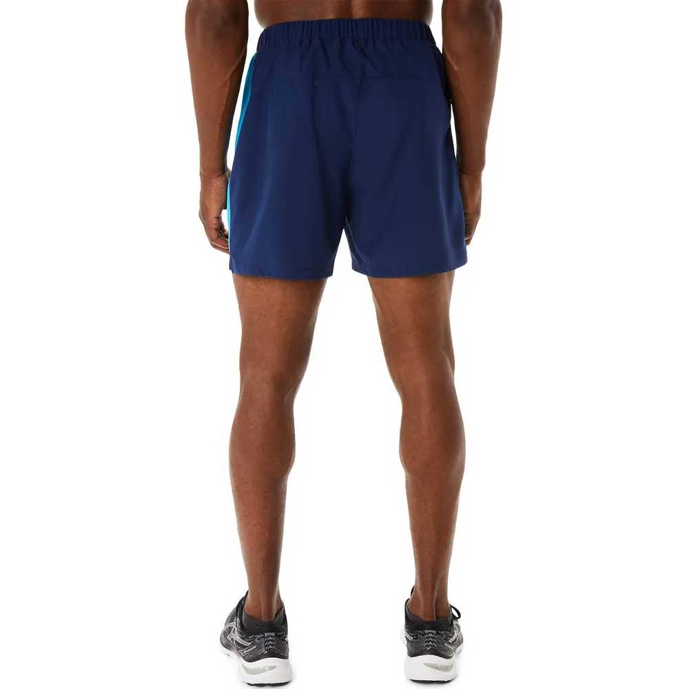 Short Corto Asics para Hombre Ready Set 5in Short Azul