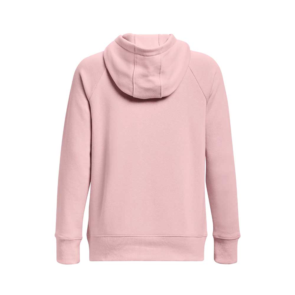 Sudadera con Gorro Under Armour para Mujer Rival Fleece Logo Hoodie Rosa