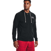 Sudadera con Gorro Under Armour para Hombre Rival Terry LC Fleece Negro