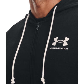 Sudadera con Gorro Under Armour para Hombre Rival Terry LC Fleece Negro