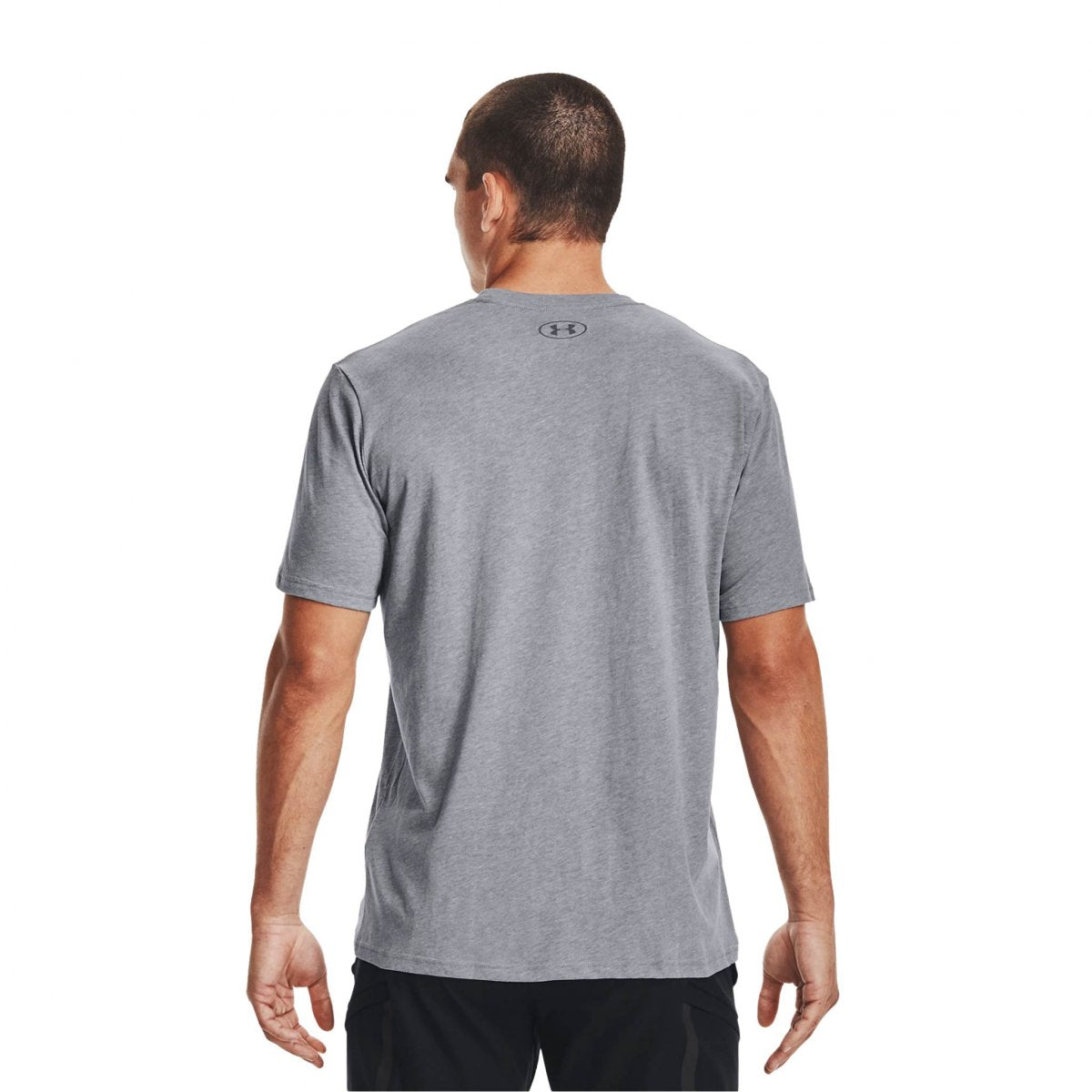 Playera Manga Corta Under Armour para Hombre Sportstyle Logo Update SS Gris