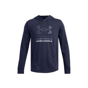 Sudadera Con Gorro Under Armour para Hombre Rival Terry Graphic Hoodie Azul