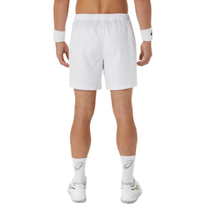 Short Largo Asics para Hombre Court 7in Blanco
