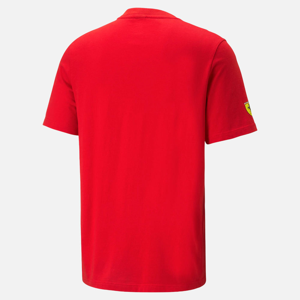 Playera Manga Corta Puma para Hombre Ferrari Race Big Shield Tee Tonal