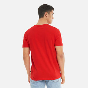 Playera Manga Corta Puma para Hombre Ess Logo Tee Rojo