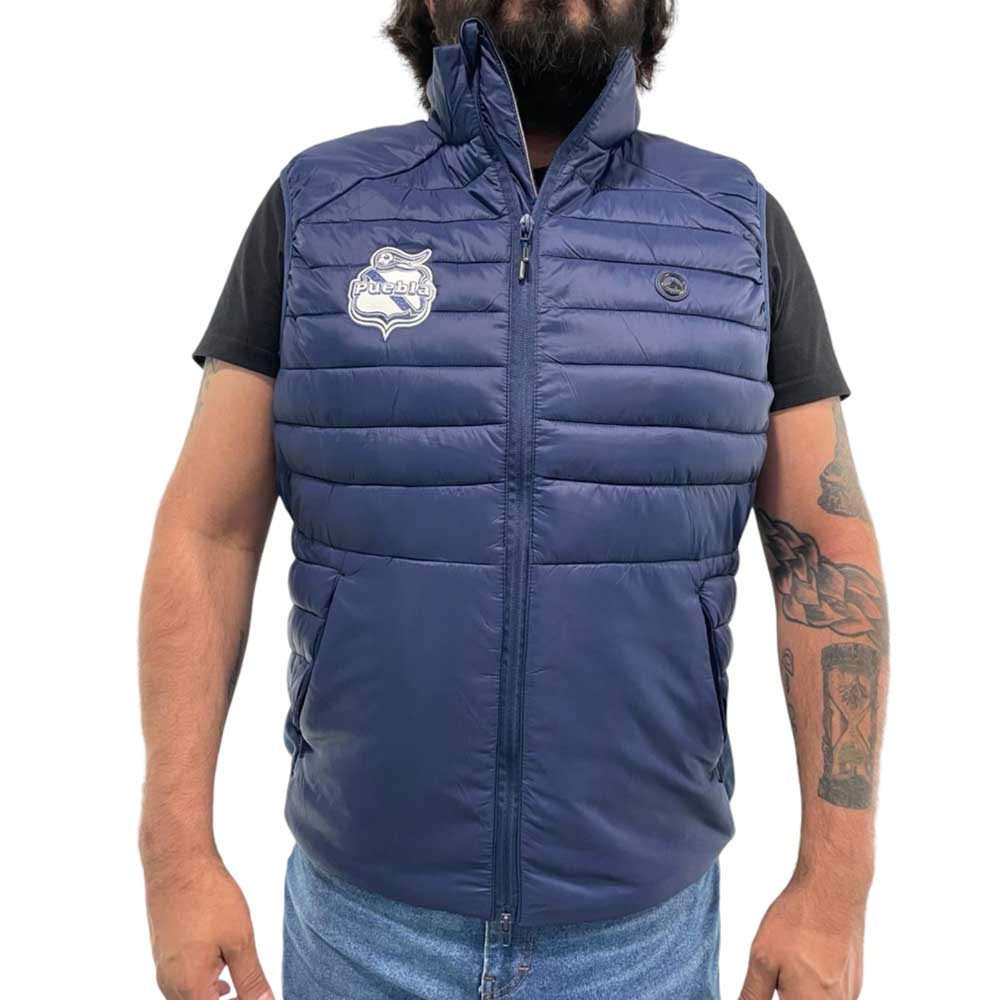 Chaleco Pirma Hombre Club Puebla 23-24 Azul