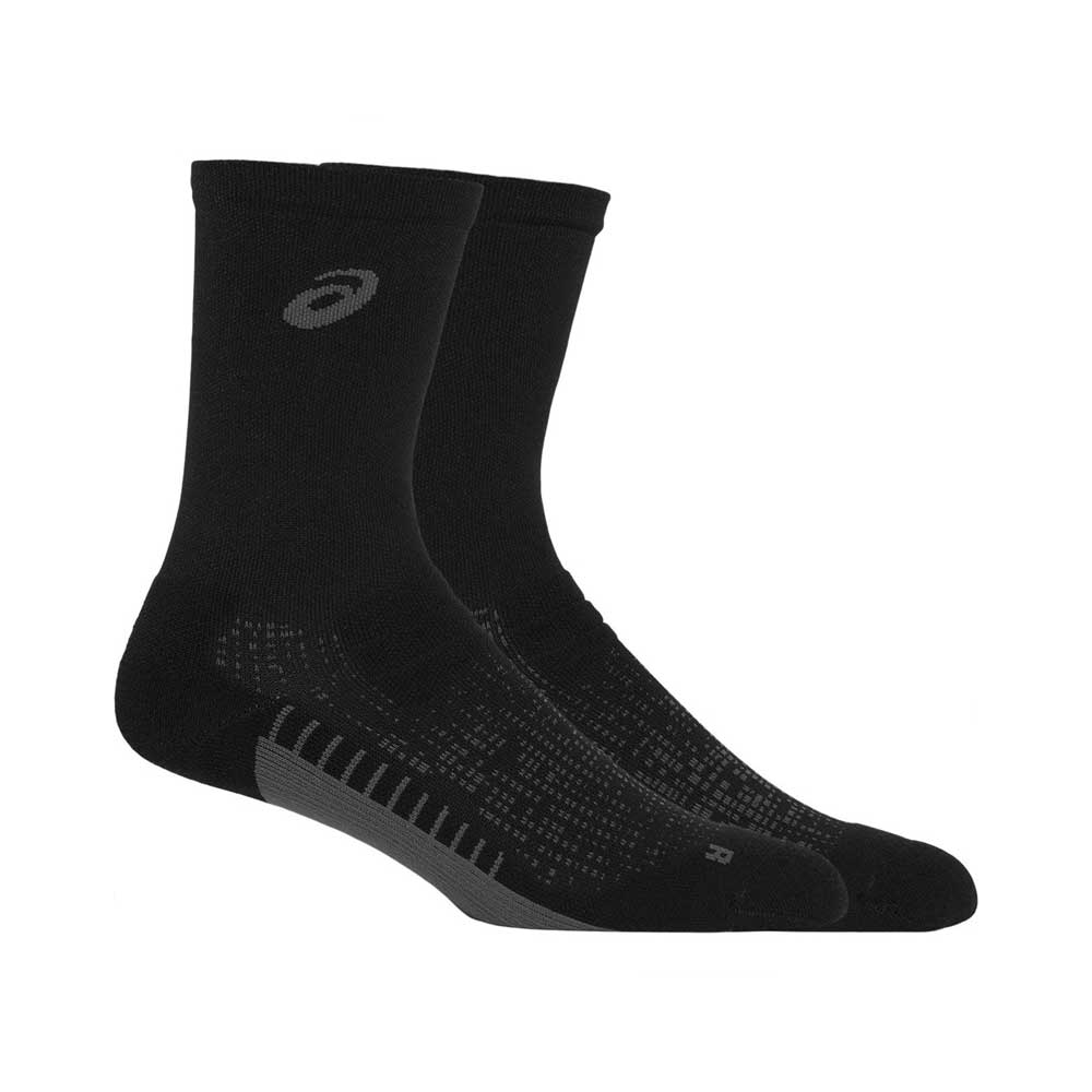 Calcetas Largas Asics Unisex Performance Run Socks Crew Negro