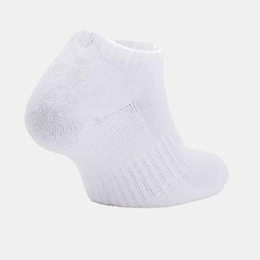 Calcetas Inivisibles Under Armour Unisex Core No Show 3 pack Blanco