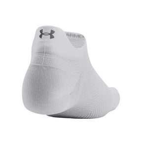 Calcetas Under Armour Unisex AD Run Lite 2 pack No Show Negro-Blanco