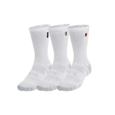 Calcetas Largas Under Armour Unisex Perf Tech Nov 3 pack Crew Blanco
