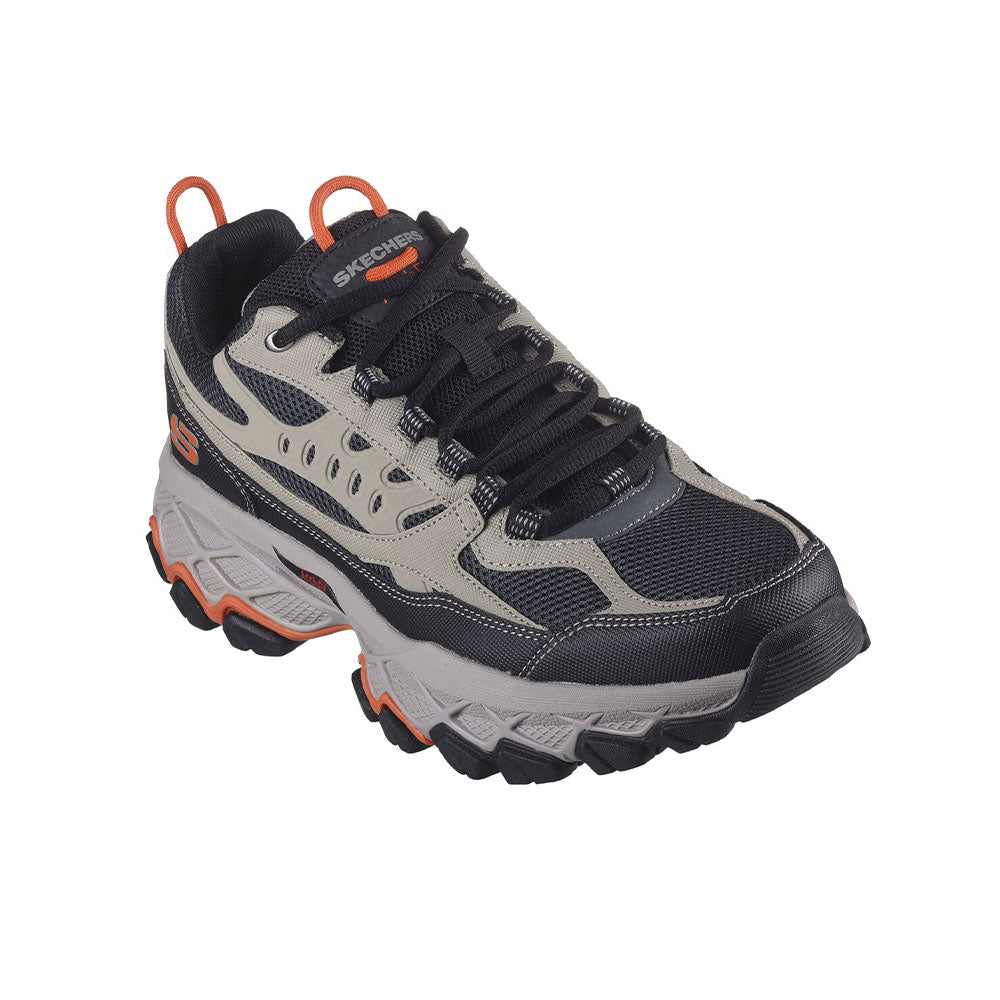 Tenis Hombre Skechers Arch Fit Akhidime - Negro-Gris