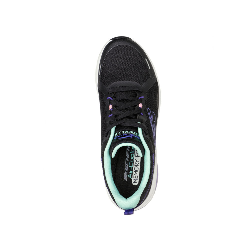 Tenis Mujer Skechers Air Extreme 2.0 - Negro-Azul