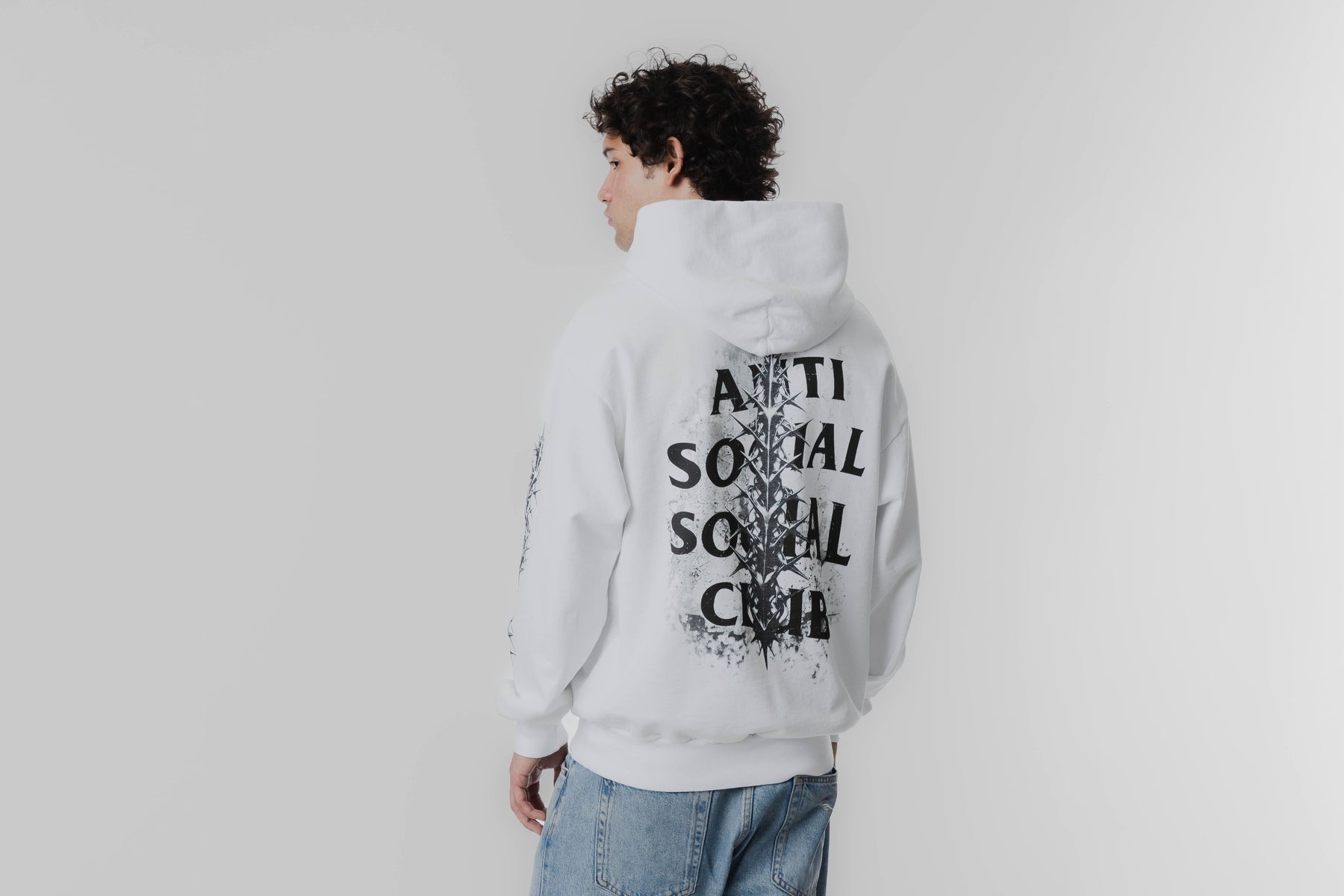 Anti Social Social Club Anguish Hoodie 'White'
