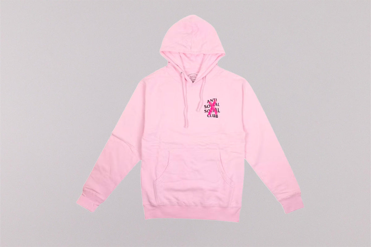 Anti Social Social Club Cancelled Hoodie 'Pink'