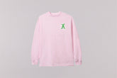 Anti Social Social Club Cancelled  Long-Sleeve Tee 'Pink'