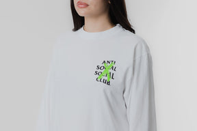 Anti Social Social Club Cancelled  Long-Sleeve Tee 'White'