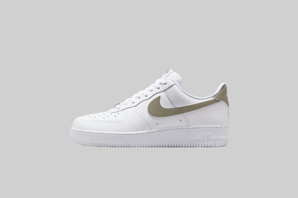 Nike Air Force 1 '07 'White and Light Army'