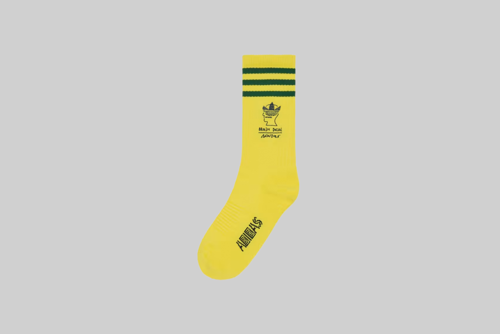 adidas Originals x Brain Dead Socks 'Yellow'