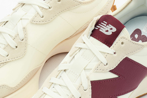 New Balance 327 'White and Burgundy'