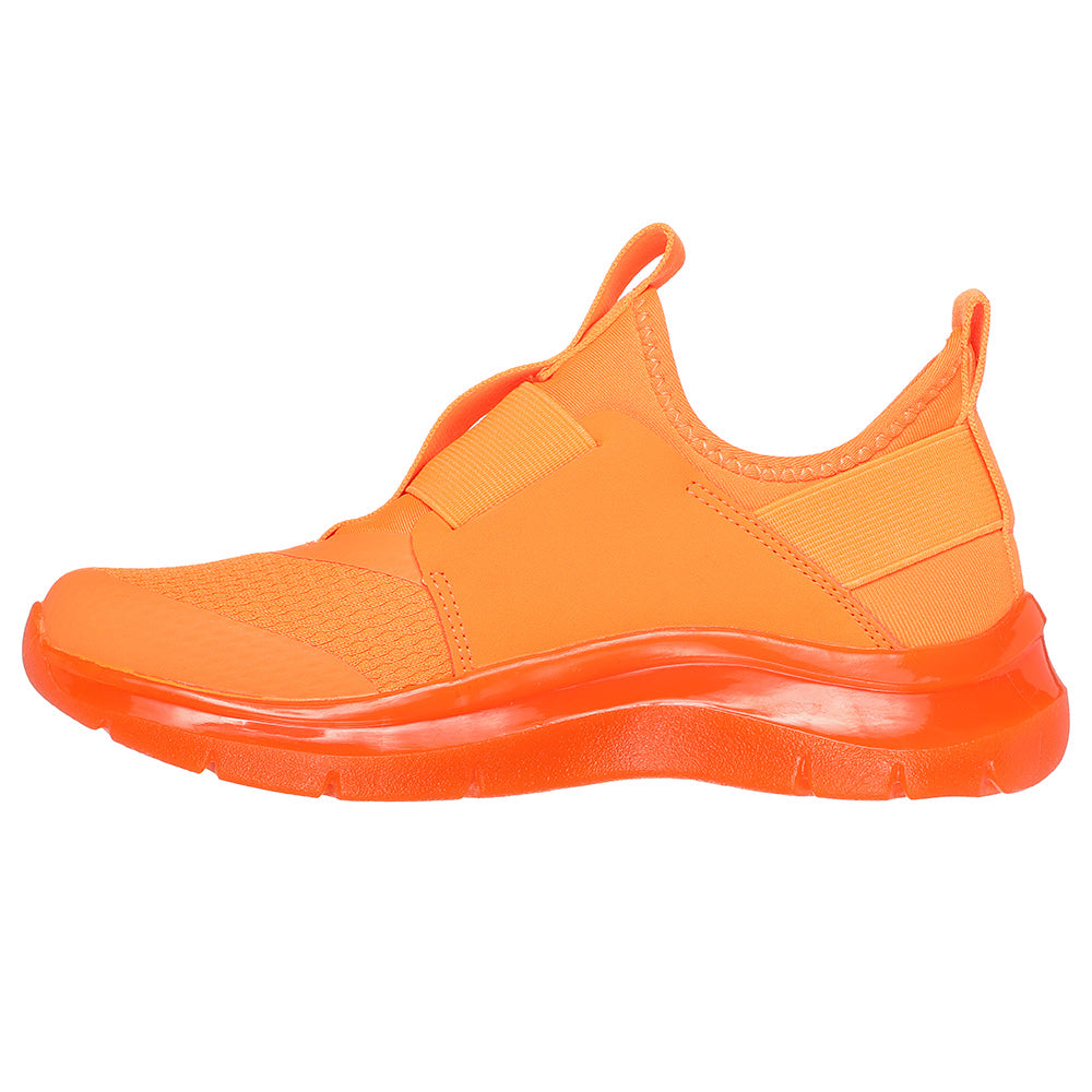 Tenis Niño Junior Skechers Fast Ice - Naranja
