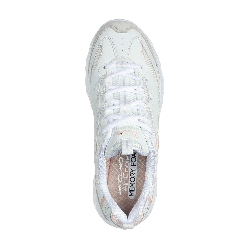 Tenis Mujer Skechers Dlites - Blanco