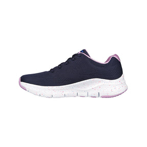 Tenis Mujer Skechers Arch Fit - Freckle Me - Azul-Rosado