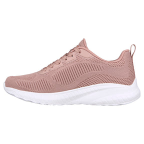 Tenis Mujer Skechers Bobs Sport Squad Chaos Face Off - Rosado-Blanco