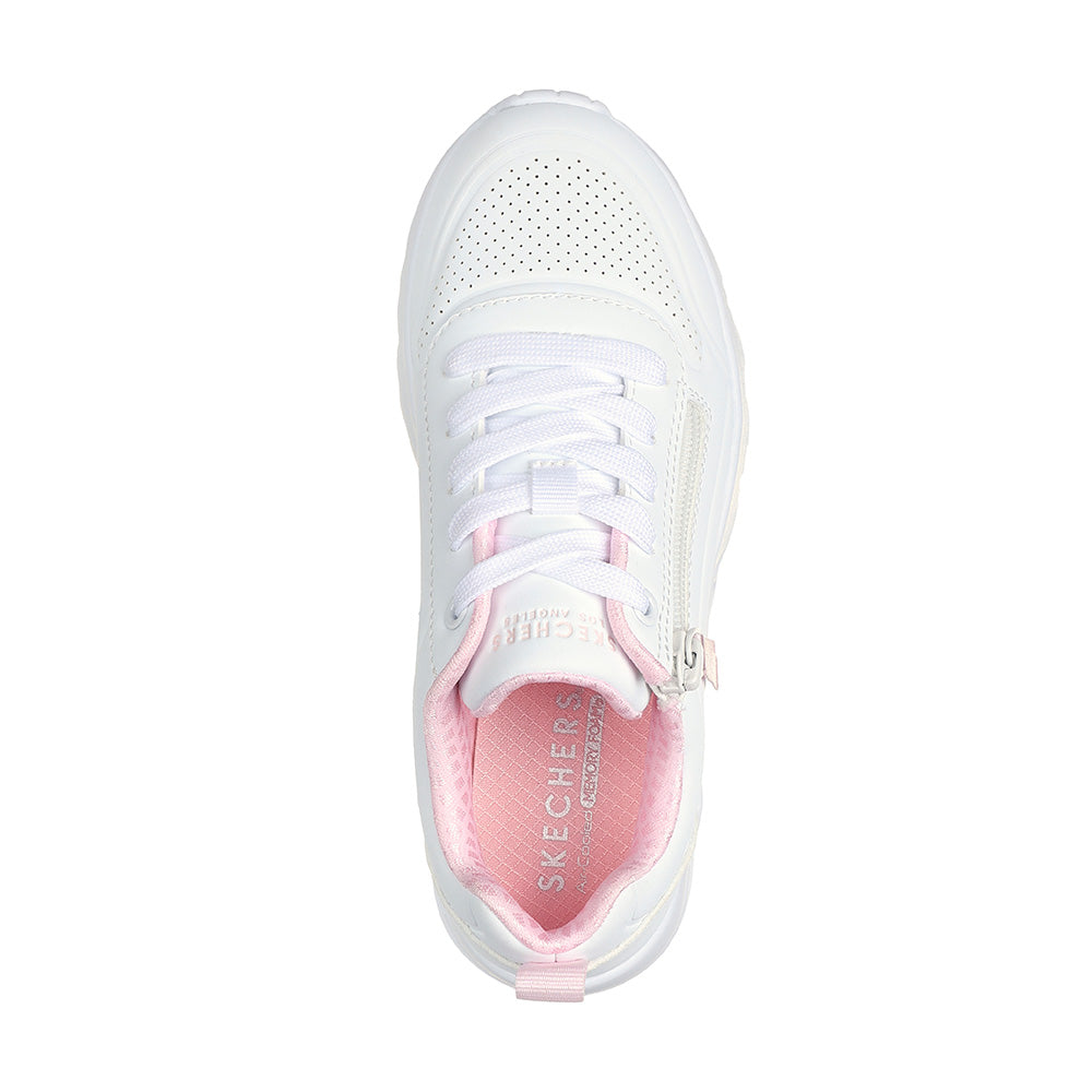 Tenis Niña Skechers Uno Lite - Blanco