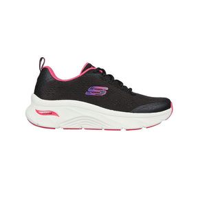 Tenis Mujer Skechers Arch Fit Dlux - Negro-Rosado