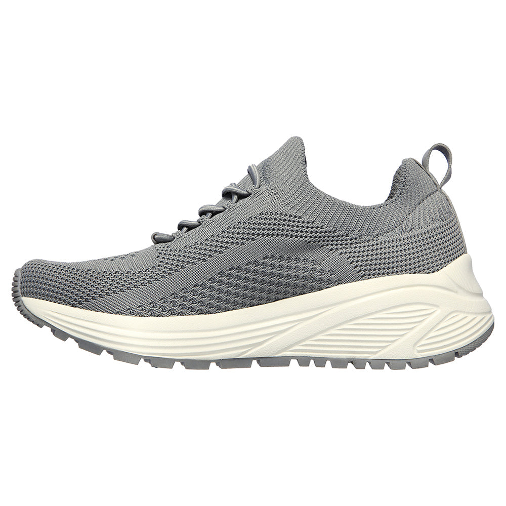 Tenis Mujer Skechers Bobs Sport Sparrow 2.0 Gris-Blanco