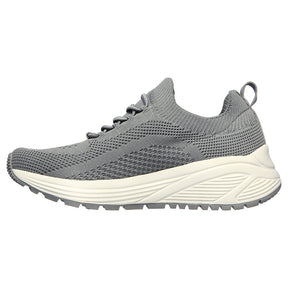 Tenis Mujer Skechers Bobs Sport Sparrow 2.0 Gris-Blanco