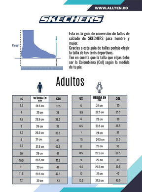 Tenis Mujer Skechers Uno 2 - Blanco - Azul